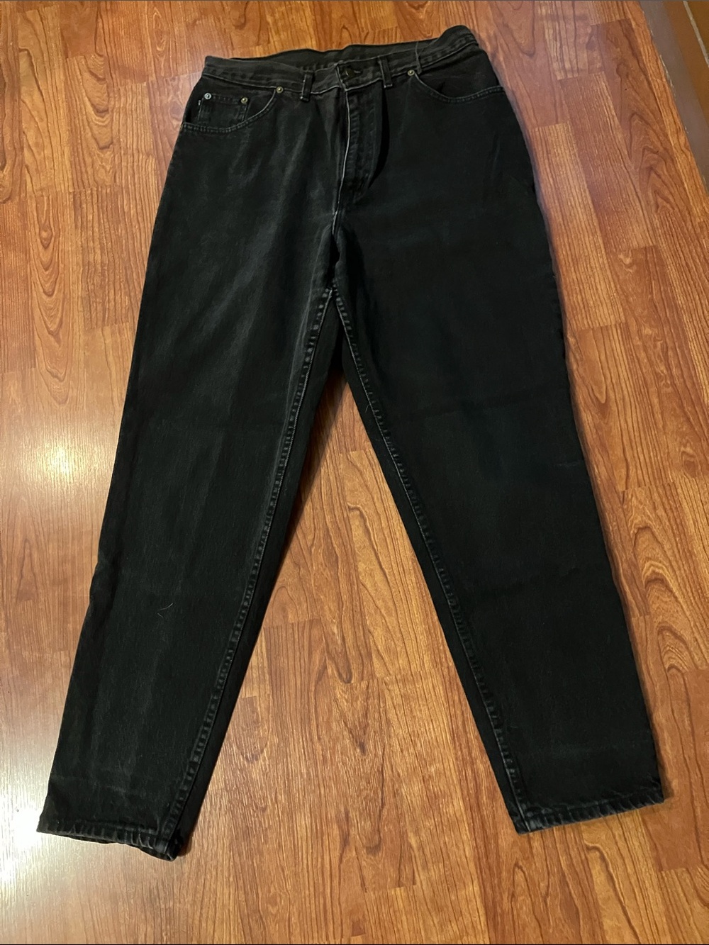Vintage Black Jeans - Classic Straight Fit